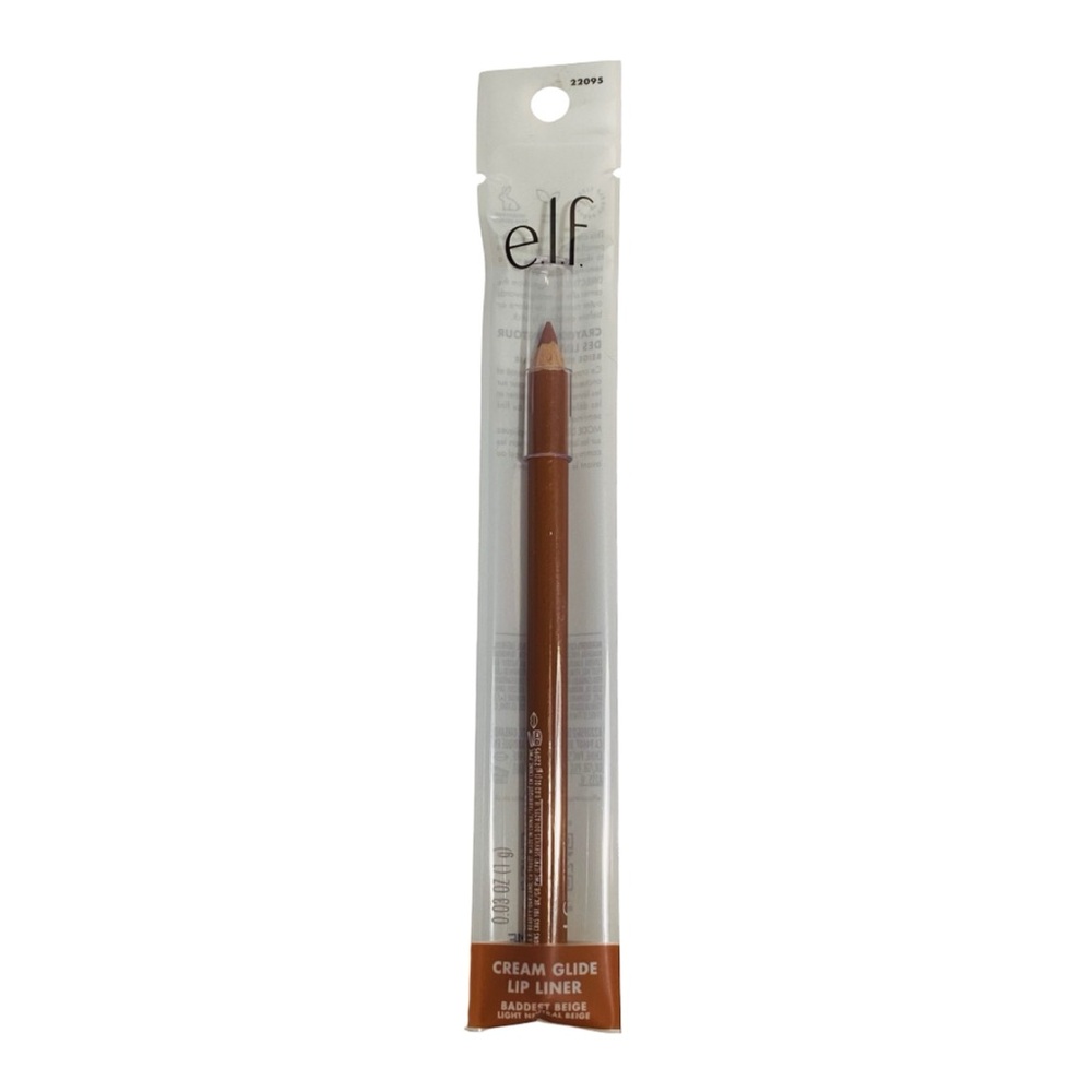 ELF Cream Glide Lip Liner in Baddest Beige (0.03 oz) New & Sealed, Full Size